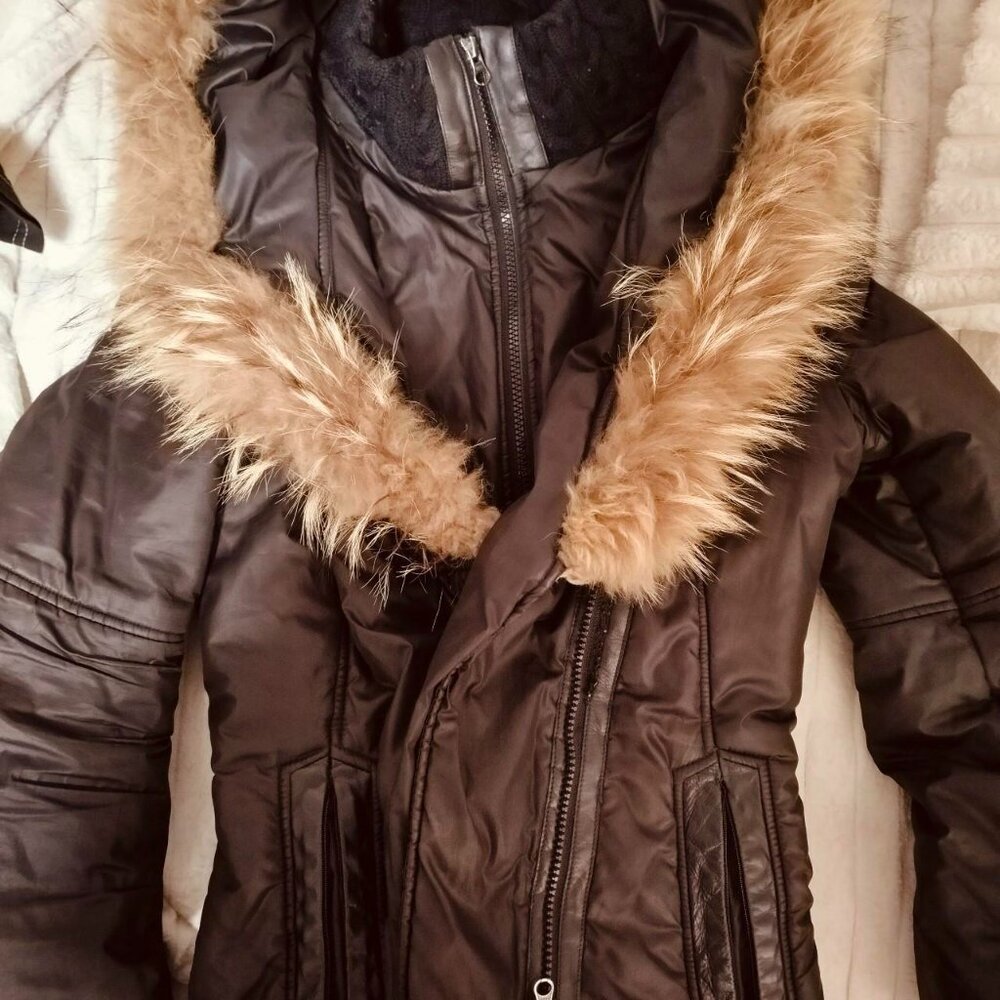 Mackage Peaches Deadstock Women's Black and Grey Coat